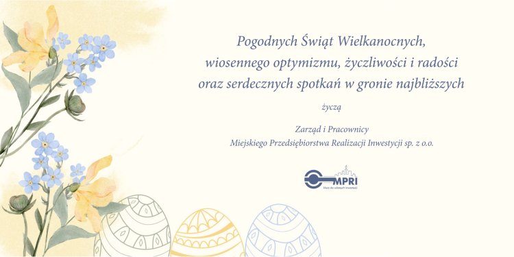 Pogodnych Świąt Wielkanocnych
