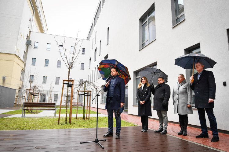 Wizyta Prezydenta Miasta Stołecznego Warszawy w Szpitalu Bielańskim